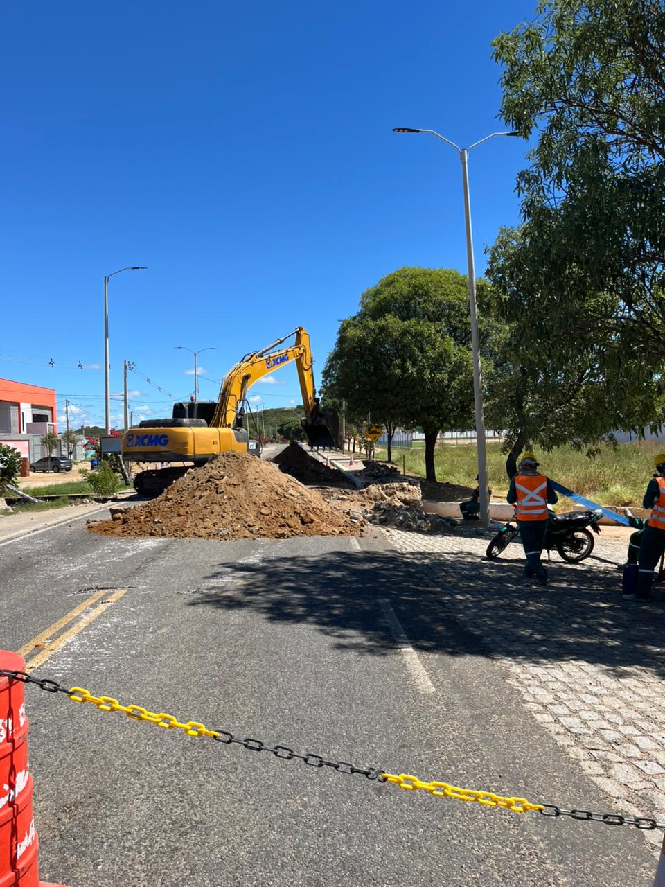 Governo do Estado inicia obra de drenagem em avenida de São José do Seridó após solicitação do prefeito Jackson Dantas
